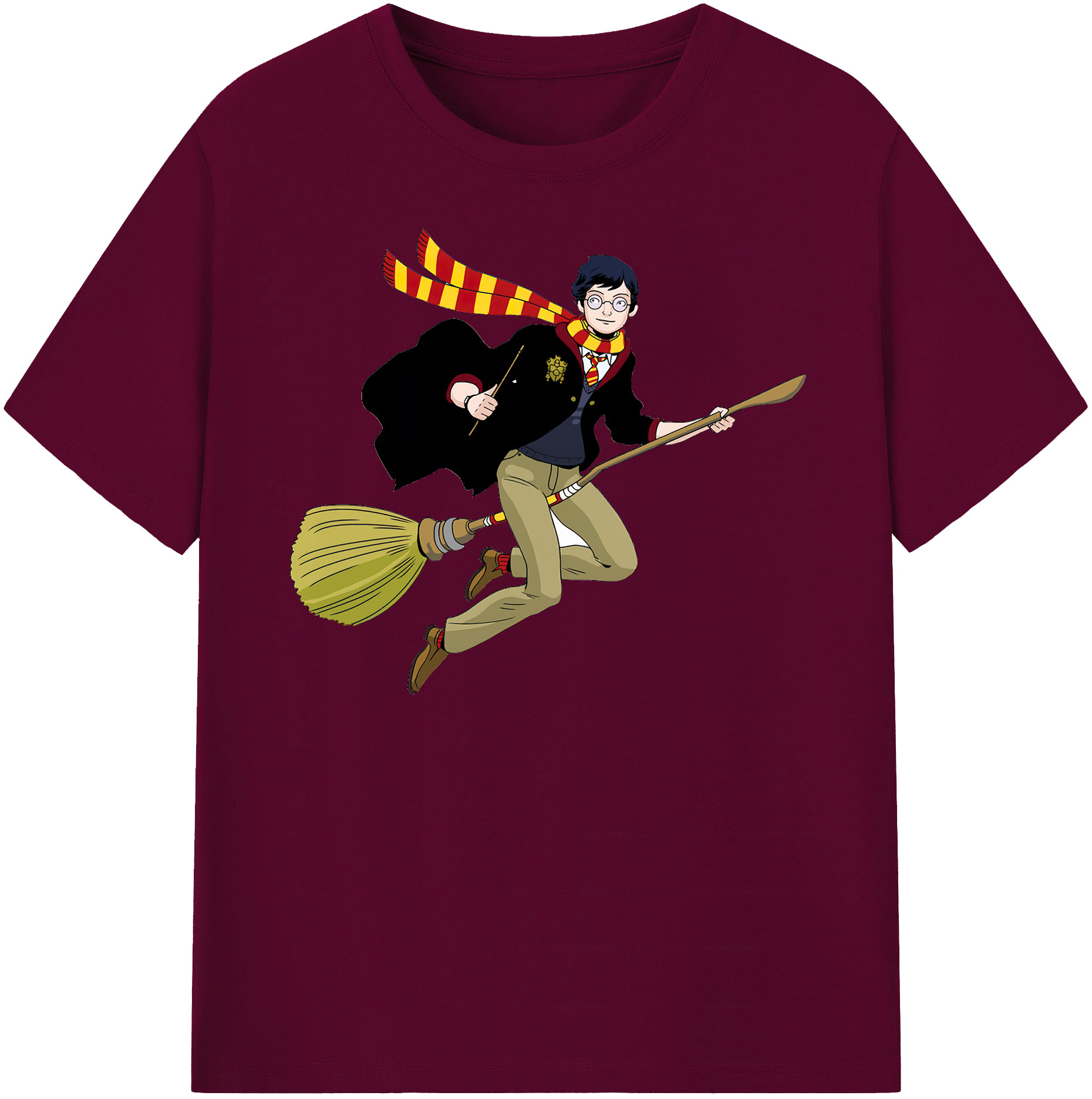 （画像用） Harry Potter ハリー・ポッターシリーズ レディースカジュアルプリントTシャツ（綿100％）